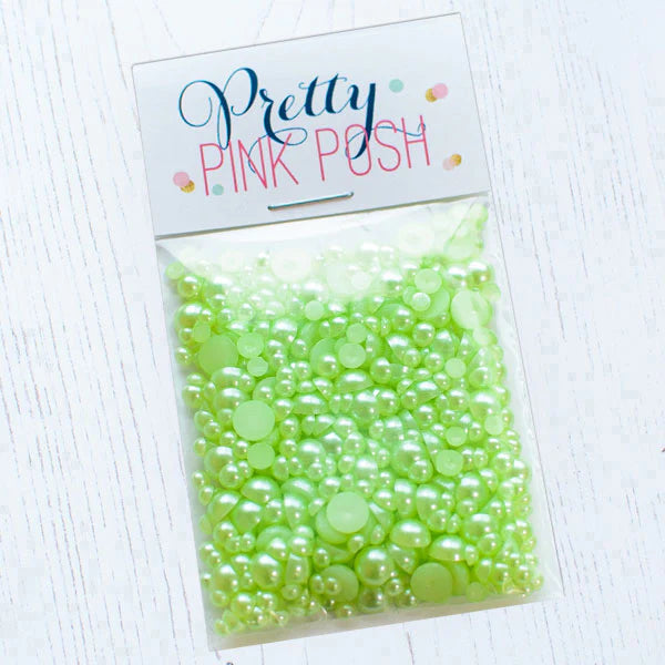 Pretty Pink Posh - Pearls - Limeade