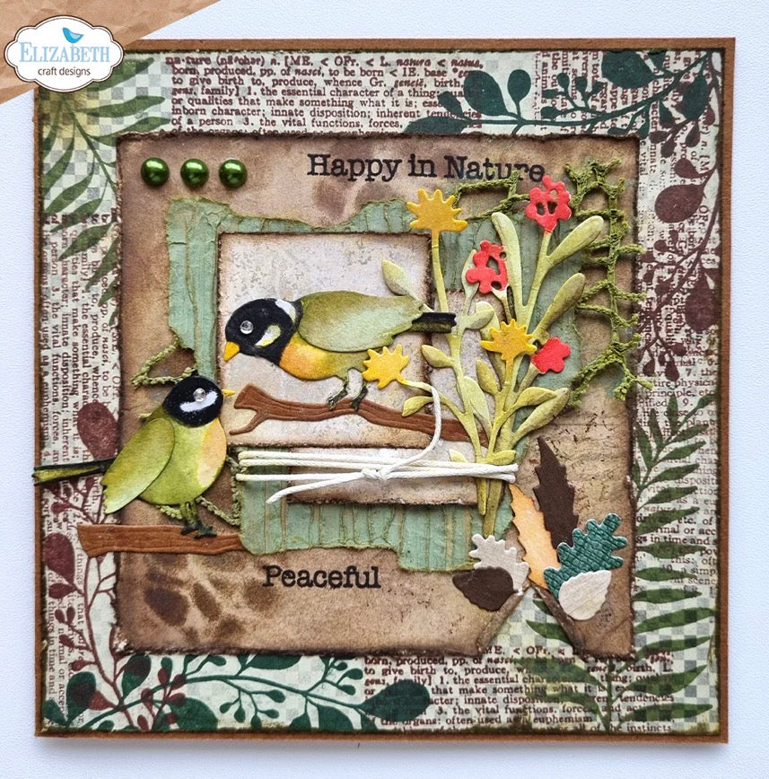 Elizabeth Craft Designs - Steel Cutting Dies - Birds & Dwellings