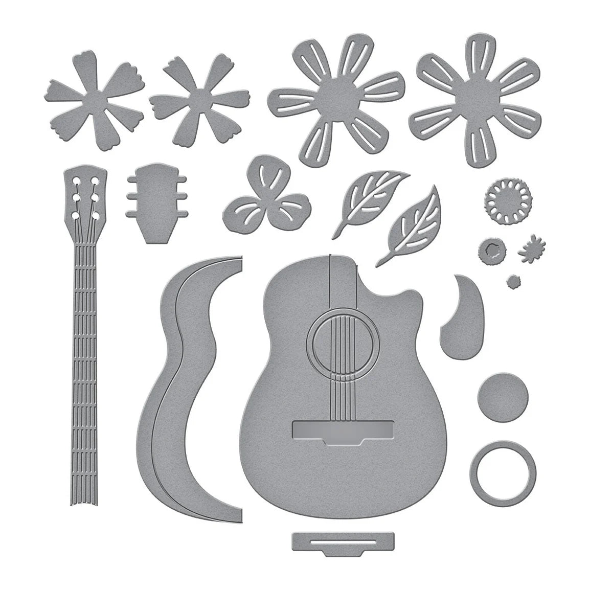 Spellbinders - Cutting Dies - Mini Guitar