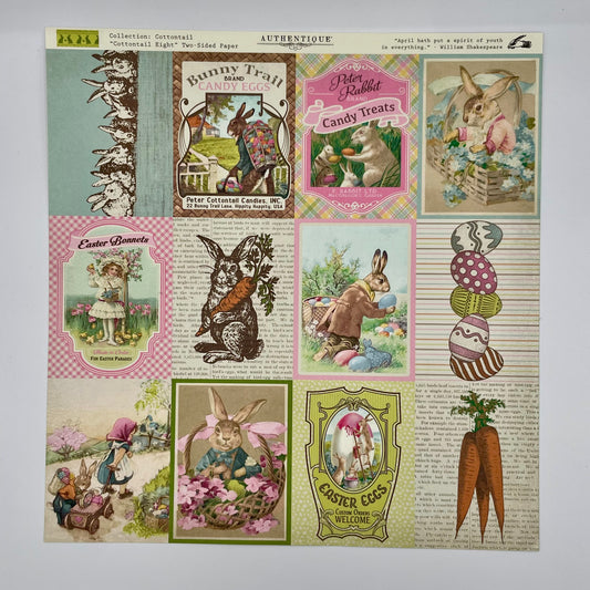 Authentique - Cottontail Collection - Cottontail Eight