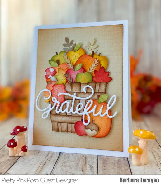 Pretty Pink Posh - Die Set - Fall Basket