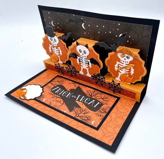 Karen Burniston - Card Kits - Little Labels Halloween Card