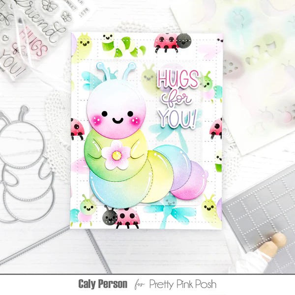 Pretty Pink Posh - Die Set - Caterpillar Holder
