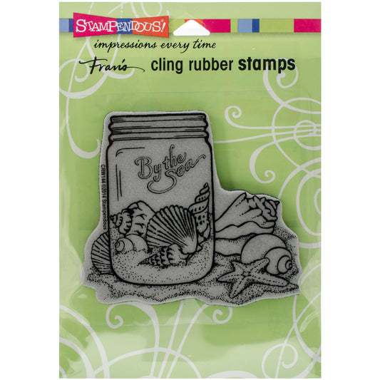 Stampendous - Cling Seashell Jar Stamp