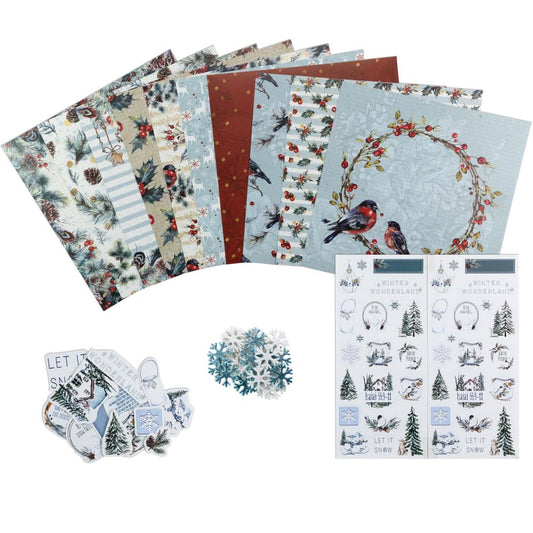 Little Birdie - Paper Crafting Kit - Joy of Winter