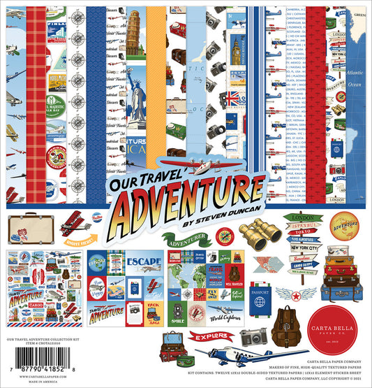 Carta Bella - Our Travel Adventure - Collection Kit