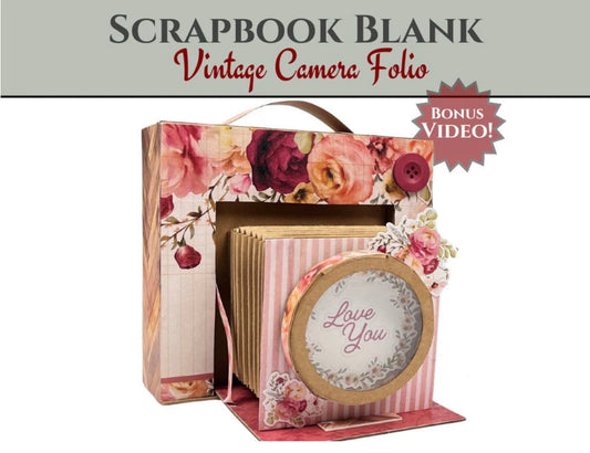 CrafTreat - Vintage Camera - Ivory