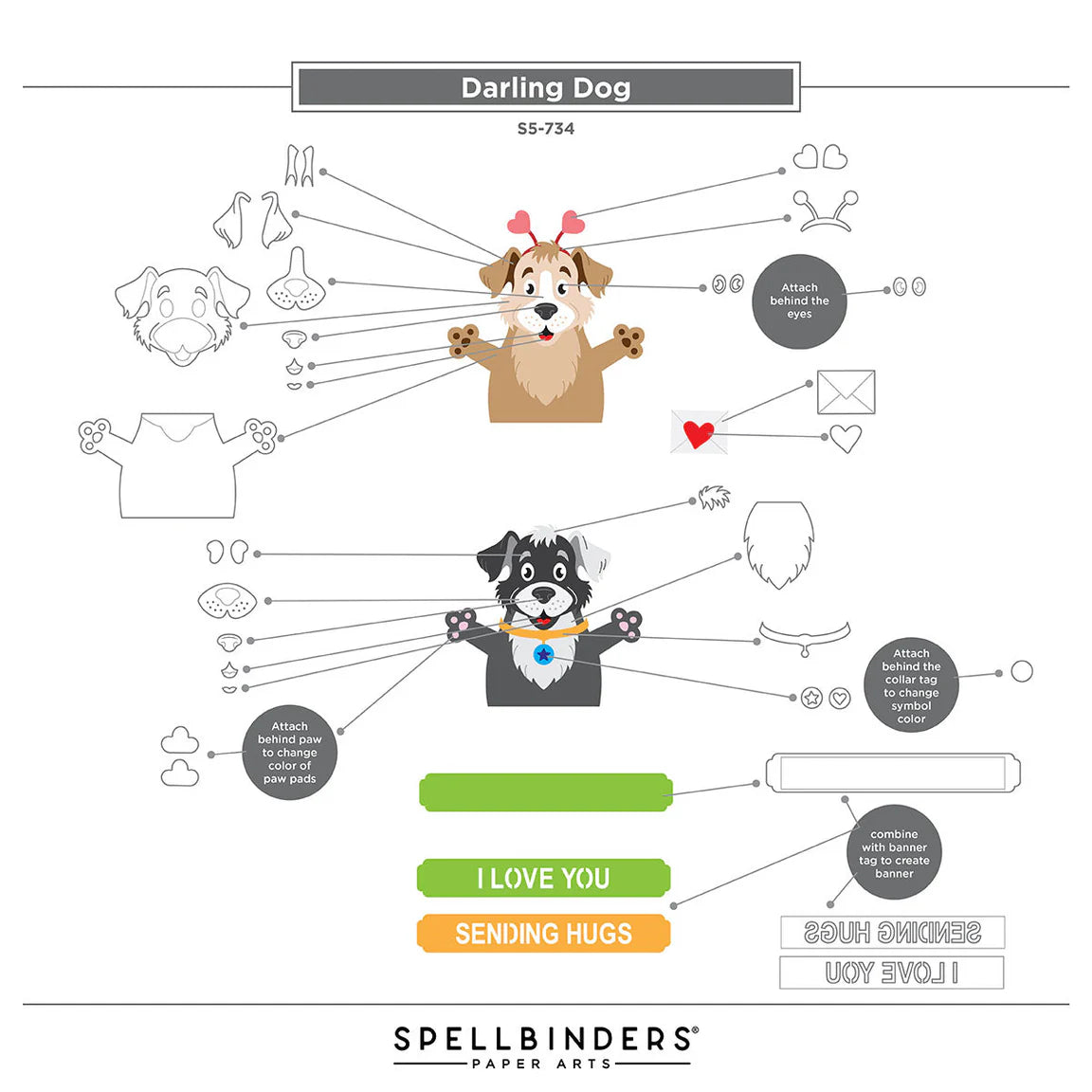 Spellbinders - Cutting Dies by Simon Hurley - Darling Dog