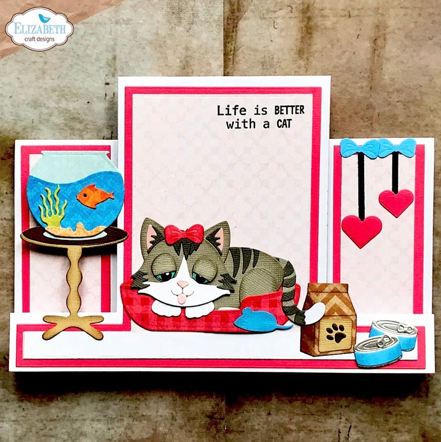 Elizabeth Craft Designs - Steel Dies - Cat Accessories