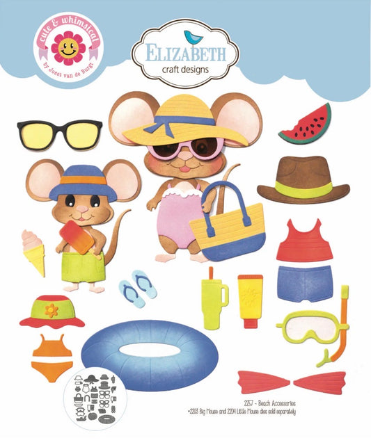 Elizabeth Craft Designs - Steel Cutting Dies - Beach Accessories