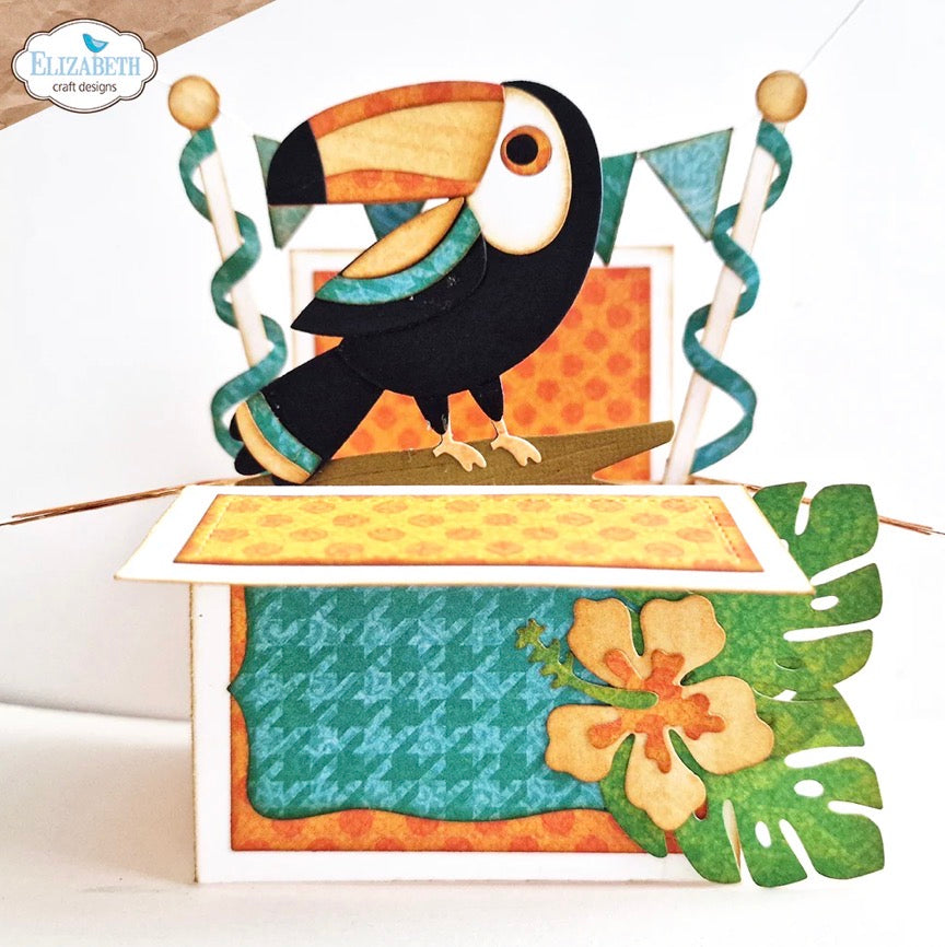 Elizabeth Craft Designs - Steel Cutting Dies - Box Folding Card