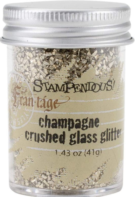 Stampendous - Crushed Glass Glitter - Champagne