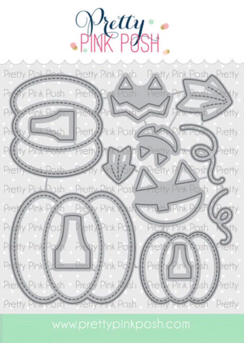 Pretty Pink Posh - Craft Dies - Stitched Pumpkins