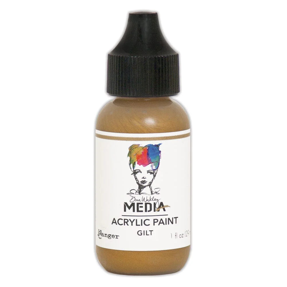 Dina Wakley - Media Acrylic Paint - Gilt