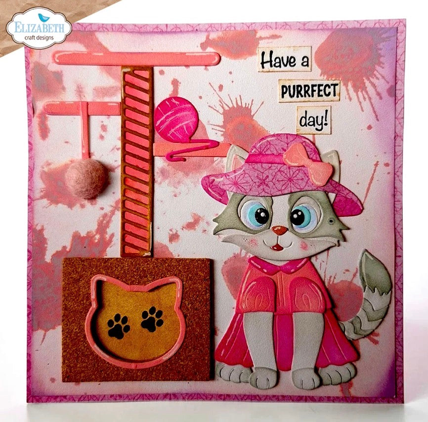 Elizabeth Craft Designs - Steel Dies - Cat Scratching Post
