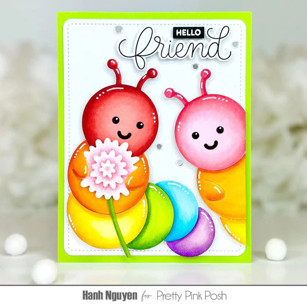 Pretty Pink Posh - Die Set - Caterpillar Holder