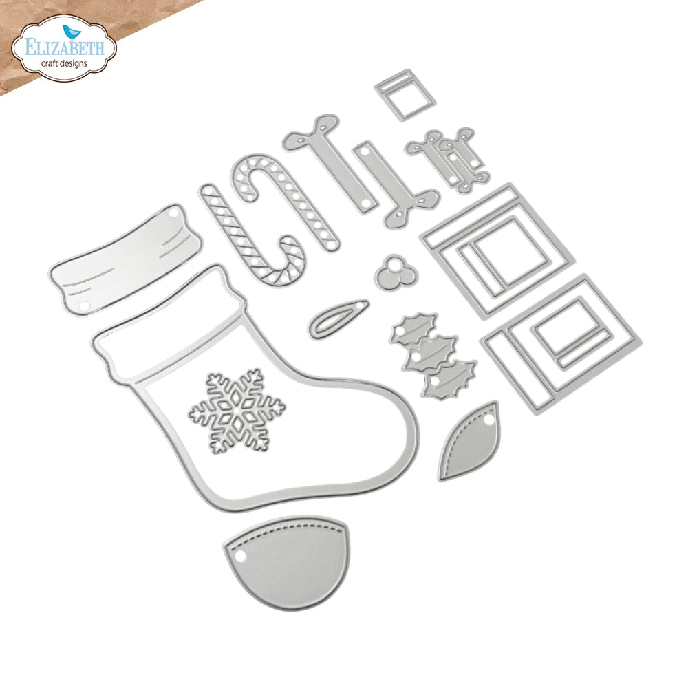 Elizabeth Craft Designs - Steel Dies - Stocking