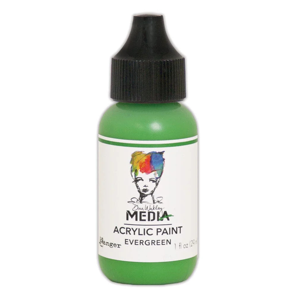 Dina Wakley - Media Acrylic Paint - Evergreen