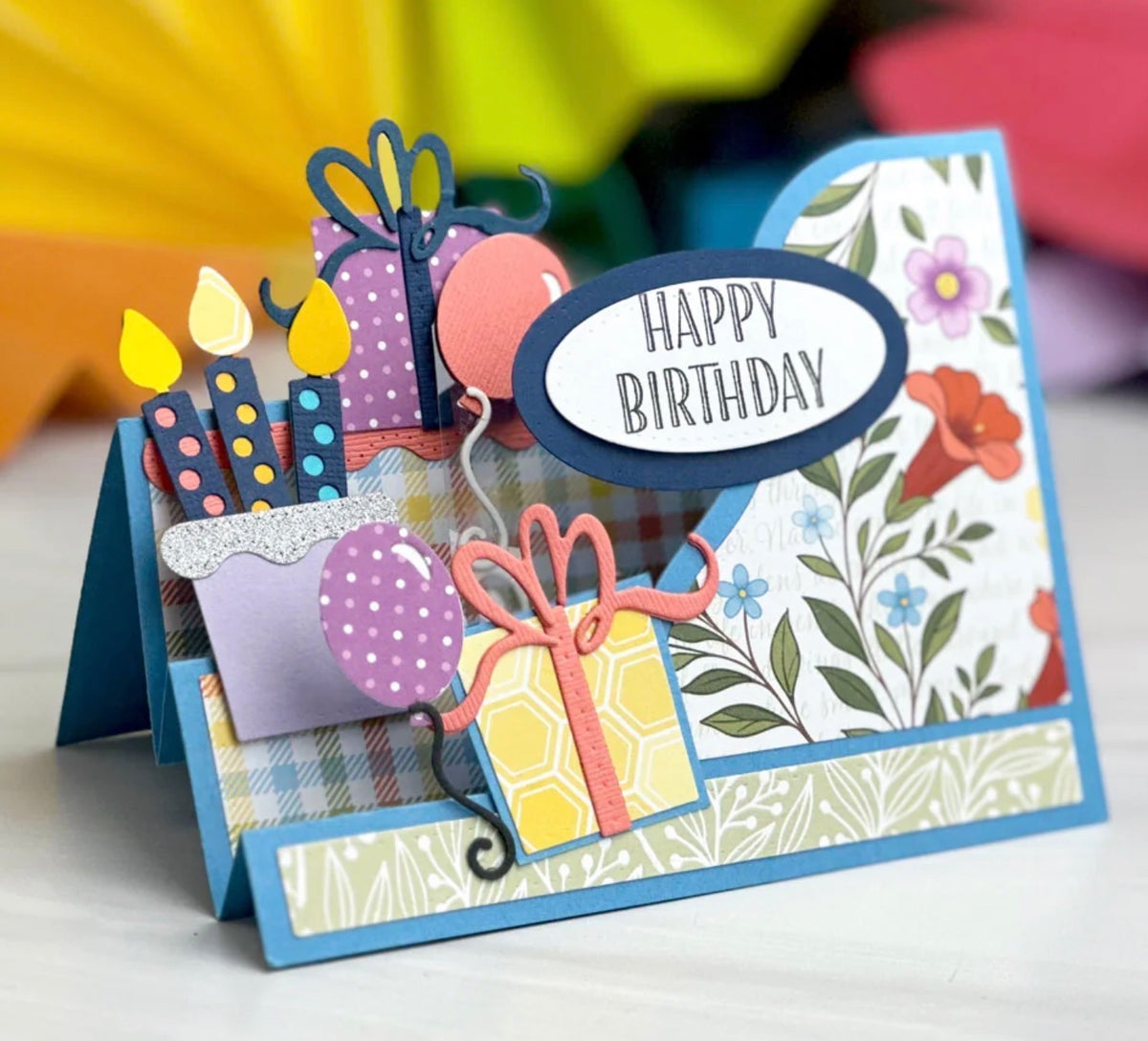 Dare 2B Artzy - Steel Dies - Side Step Fun Fold
