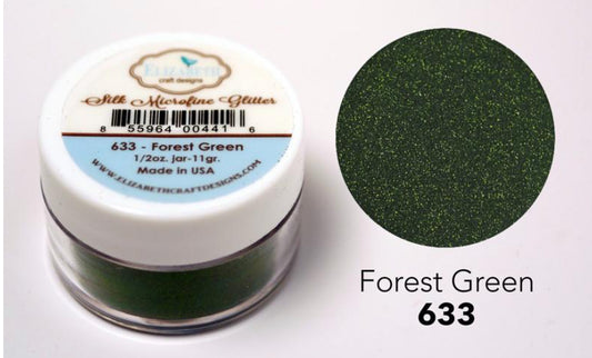 Elizabeth Craft Designs - Silk Microfine Glitter - Forest Green