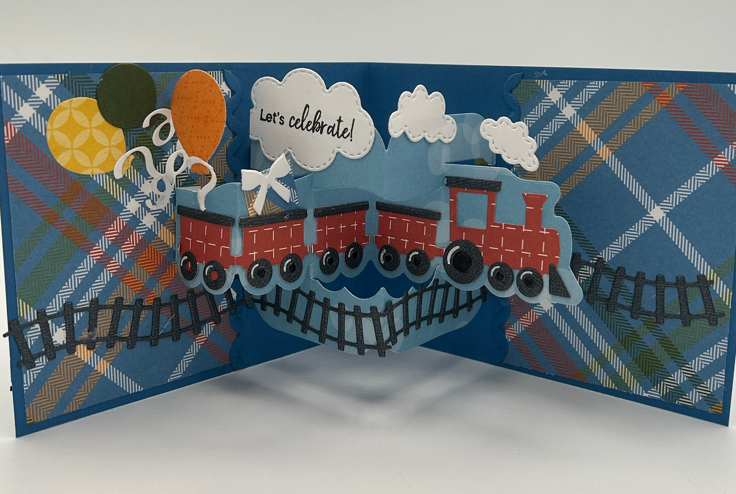 Scrapp’n Savvy - Card Kits - Let’s Celebrate Train Card