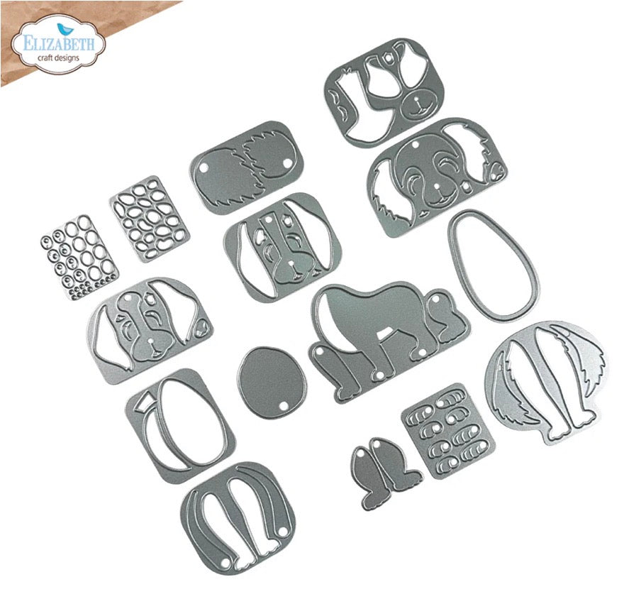 Elizabeth Craft Designs - Steel Cutting Dies - Dogs