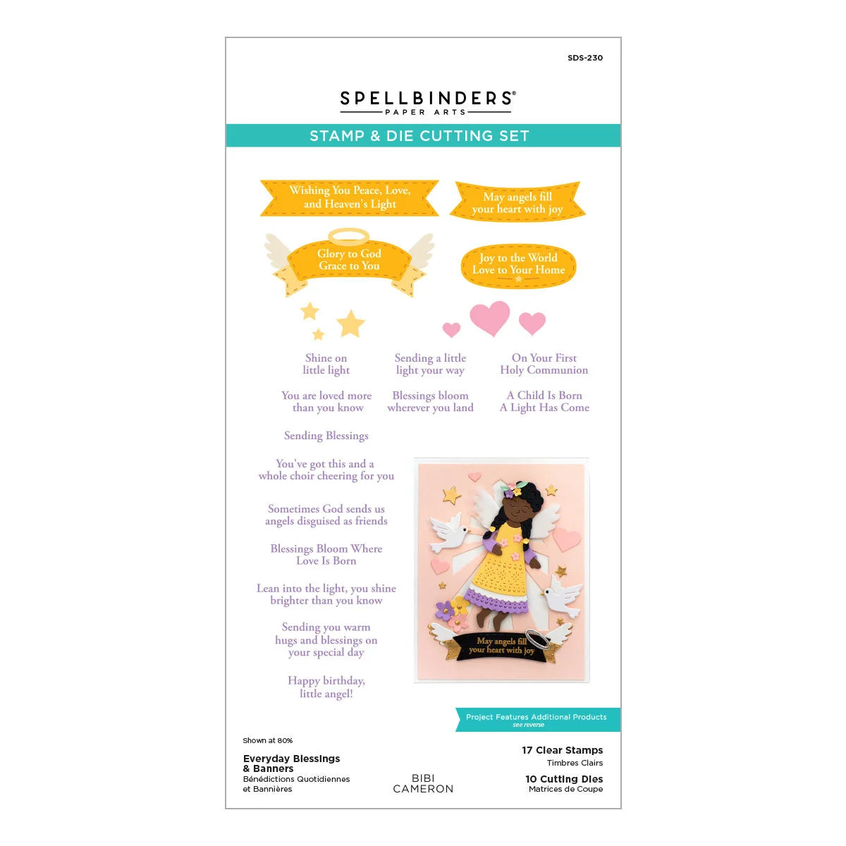 Spellbinders - Stamp & Die Cutting Set - Everyday Blessings & Banners