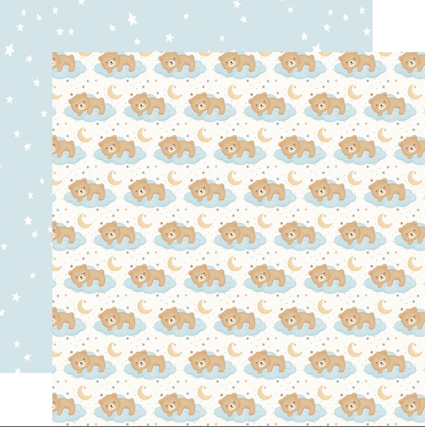 Carta Bella - Little Lullabies Baby Boy - Sleepy Baby Boy