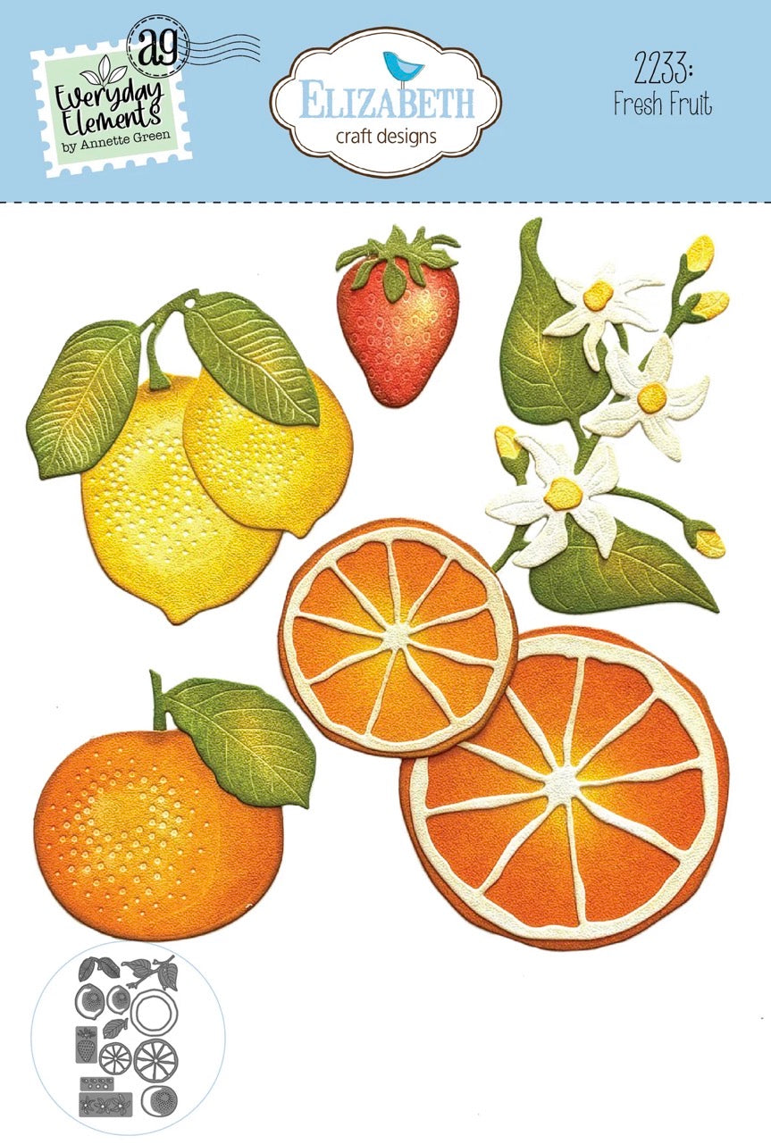 Elizabeth Craft Designs - Steel Cutting Dies - Fresh Fruit