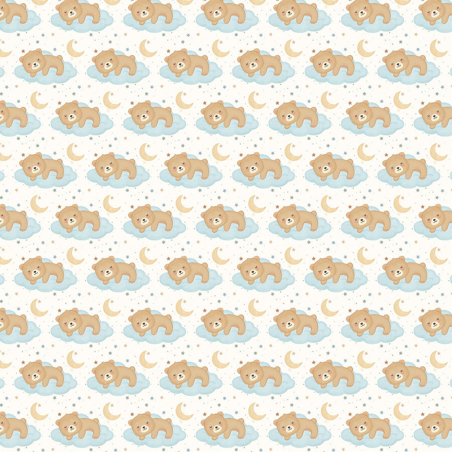 Carta Bella - Little Lullabies Baby Boy - Sleepy Baby Boy