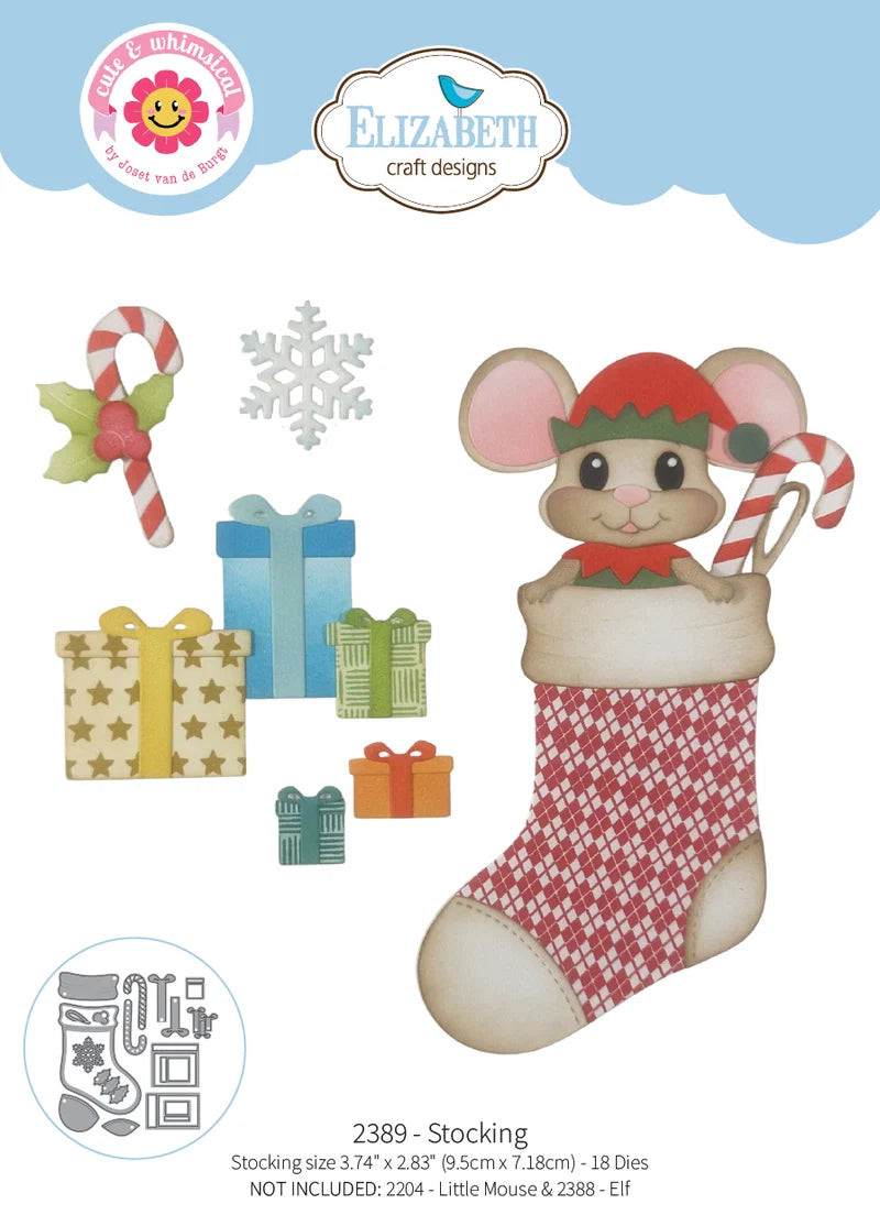 Elizabeth Craft Designs - Steel Dies - Stocking