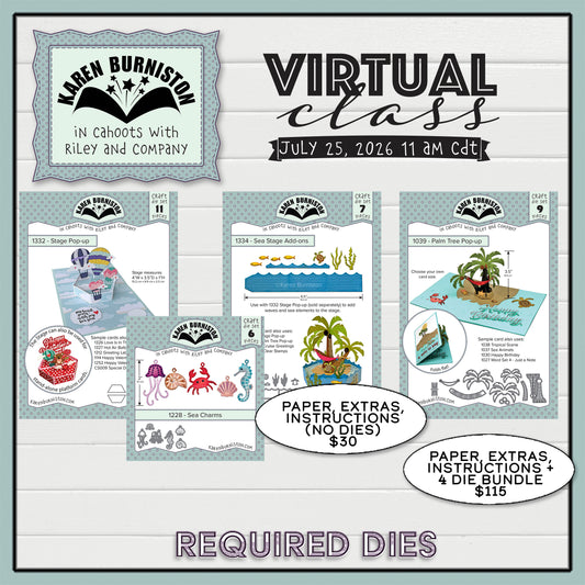Karen Burniston - July 2026 - Virtual Class