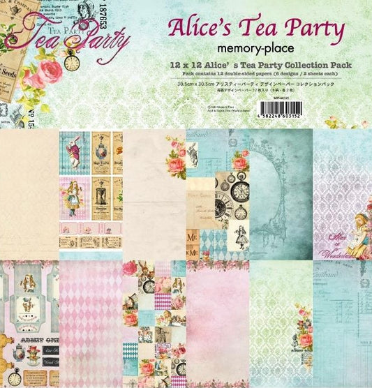 Memory Place - Alice’s Tea Party - 12x12 Collection Pack