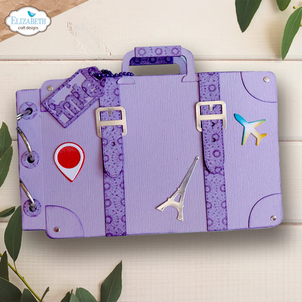 Elizabeth Craft Designs - Steel Cutting Dies - Camera and Suitcase Build-a-Book