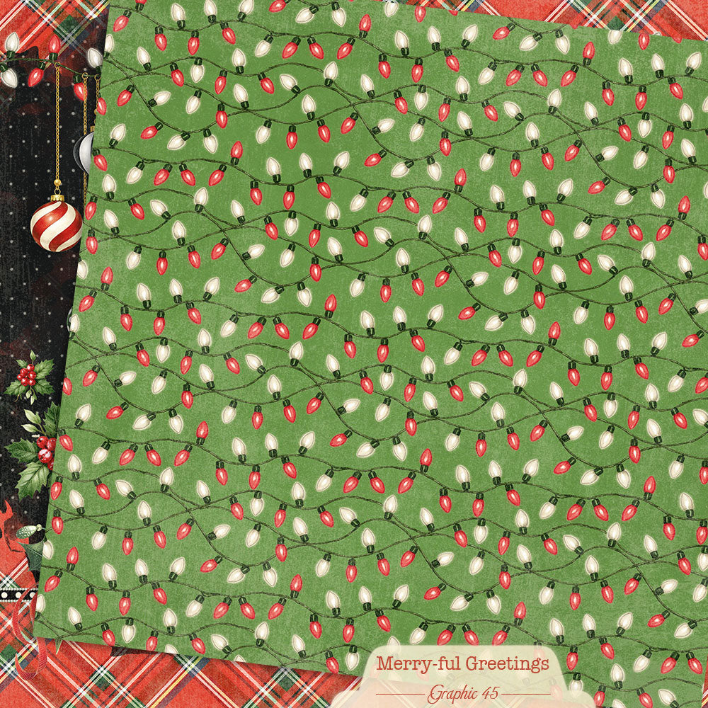 Graphic 45 - 8x8 Collection Pack - Merry-ful Greetings