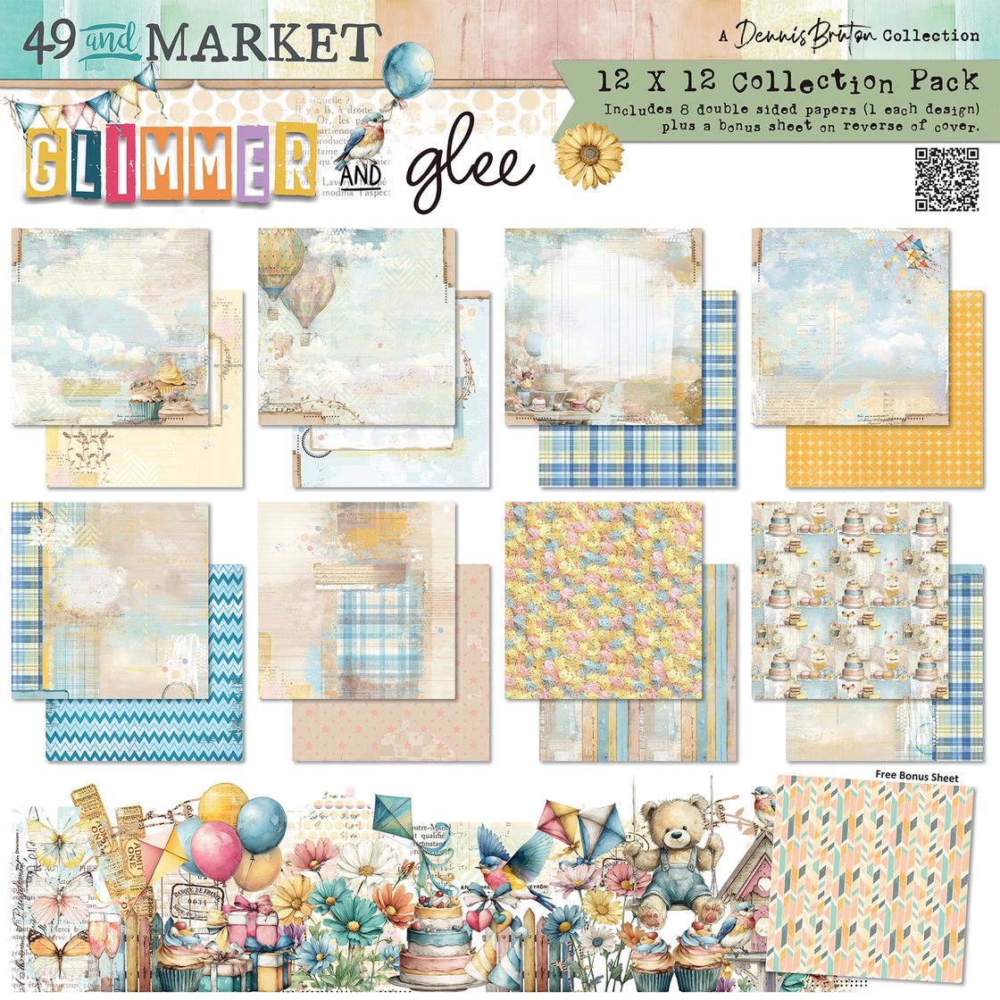 49 & Market - 12x12 Collection Pack - Glimmer & Glee