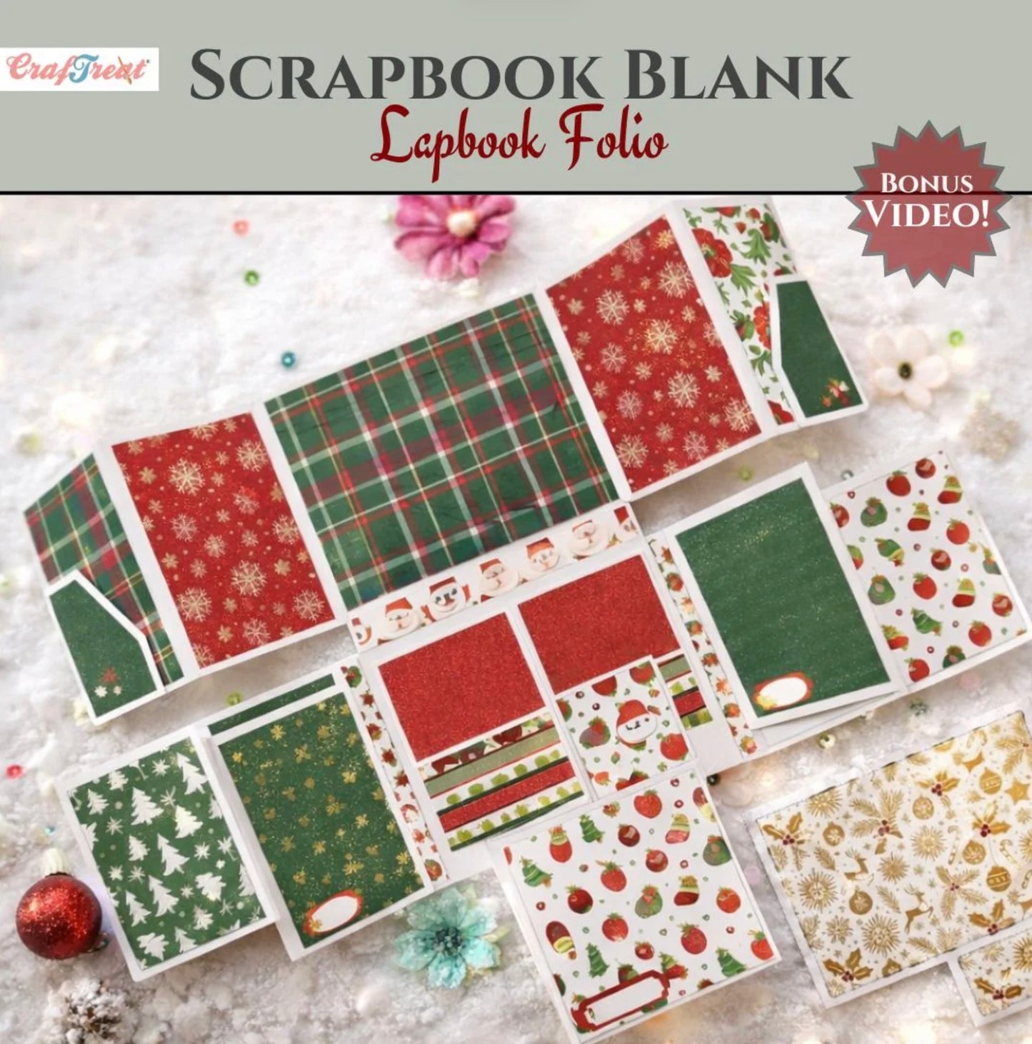 CrafTreat - Scrapbook Blank - Lapbook Folio