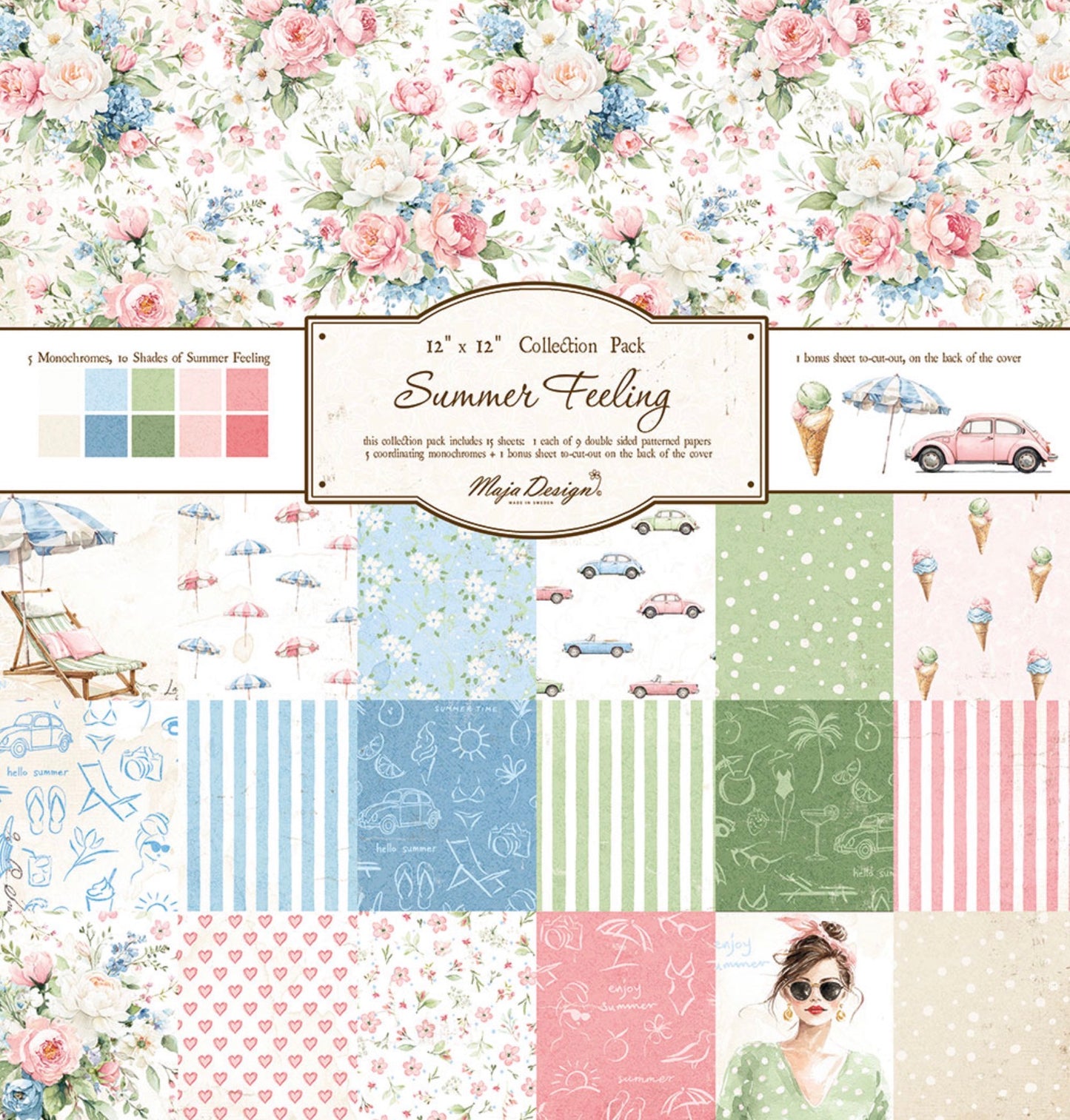 Maja Design - 12x12 Collection Pack - Summer Feeling