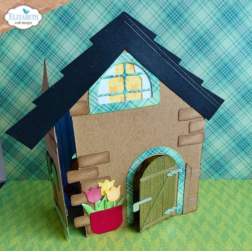 Elizabeth Craft Designs - Steel Cutting Dies - Dog House Build-a-Book
