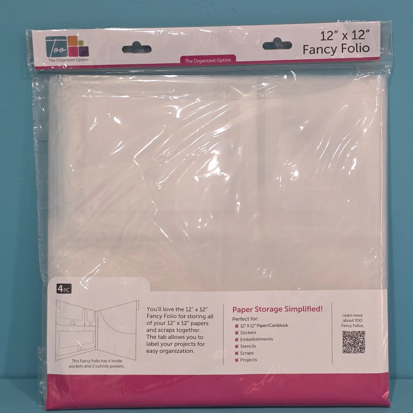 The Organized Option - 12’’x12’’ Fancy Folio
