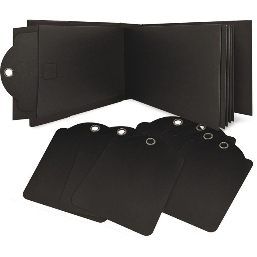 Graphic 45 - Rectangle Policy Envelope Album - Black