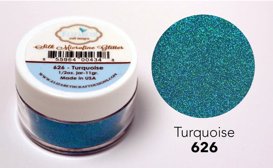 Elizabeth Craft Designs - Silk Microfine Glitter - Turquoise