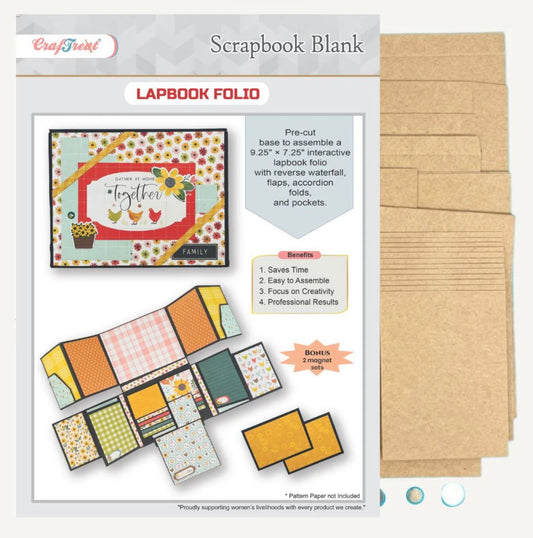 CrafTreat - Scrapbook Blank - Lapbook Folio