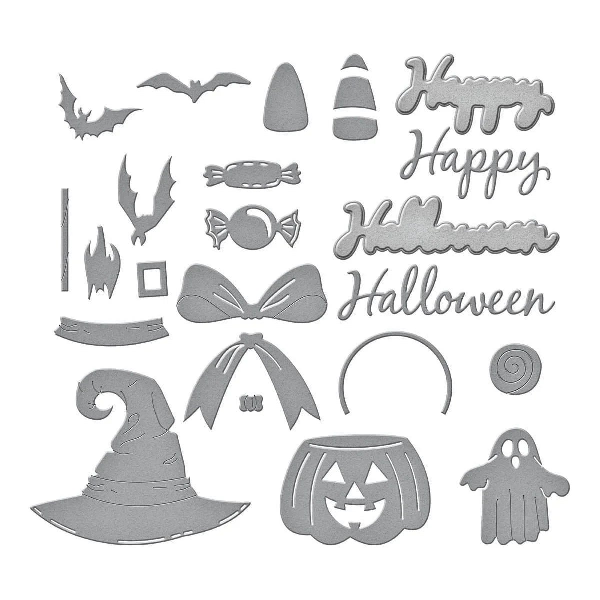 Spellbinders - Cutting Dies - Halloween Wreath Add-ons