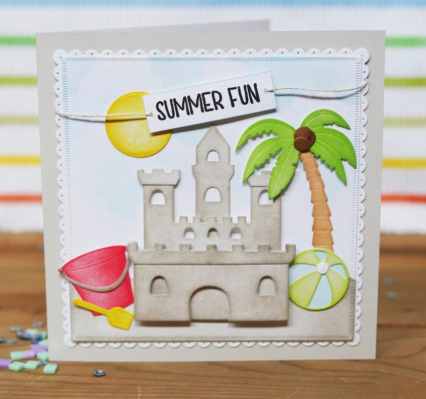 Elizabeth Craft Designs - Steel Cutting Dies - Sand Castle