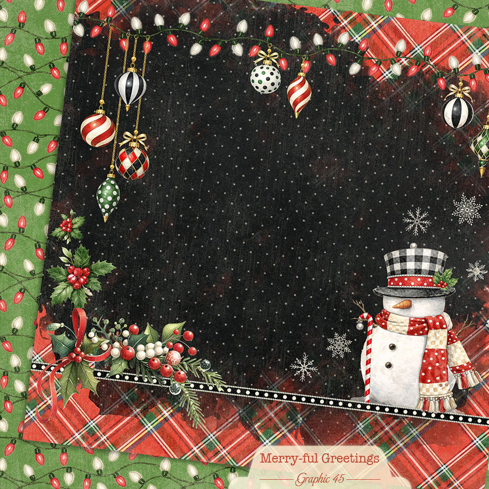 Graphic 45 - 8x8 Collection Pack - Merry-ful Greetings