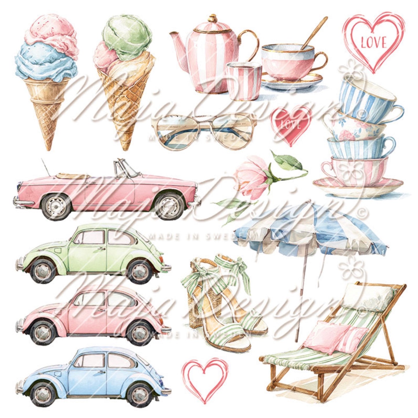 Maja Design - 6x6 Paper Pack - Summer Feeling