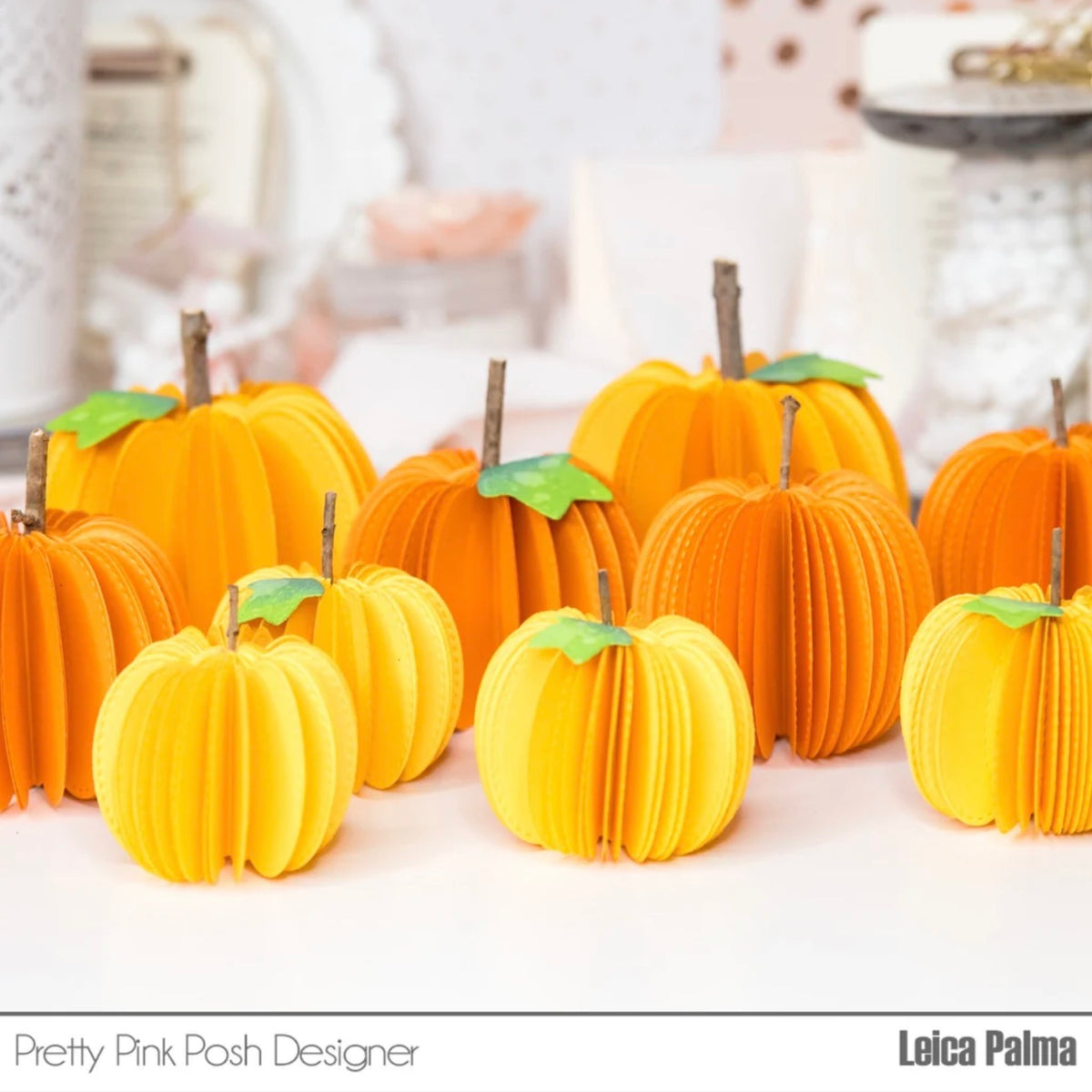 Pretty Pink Posh - Craft Dies - Stitched Pumpkins