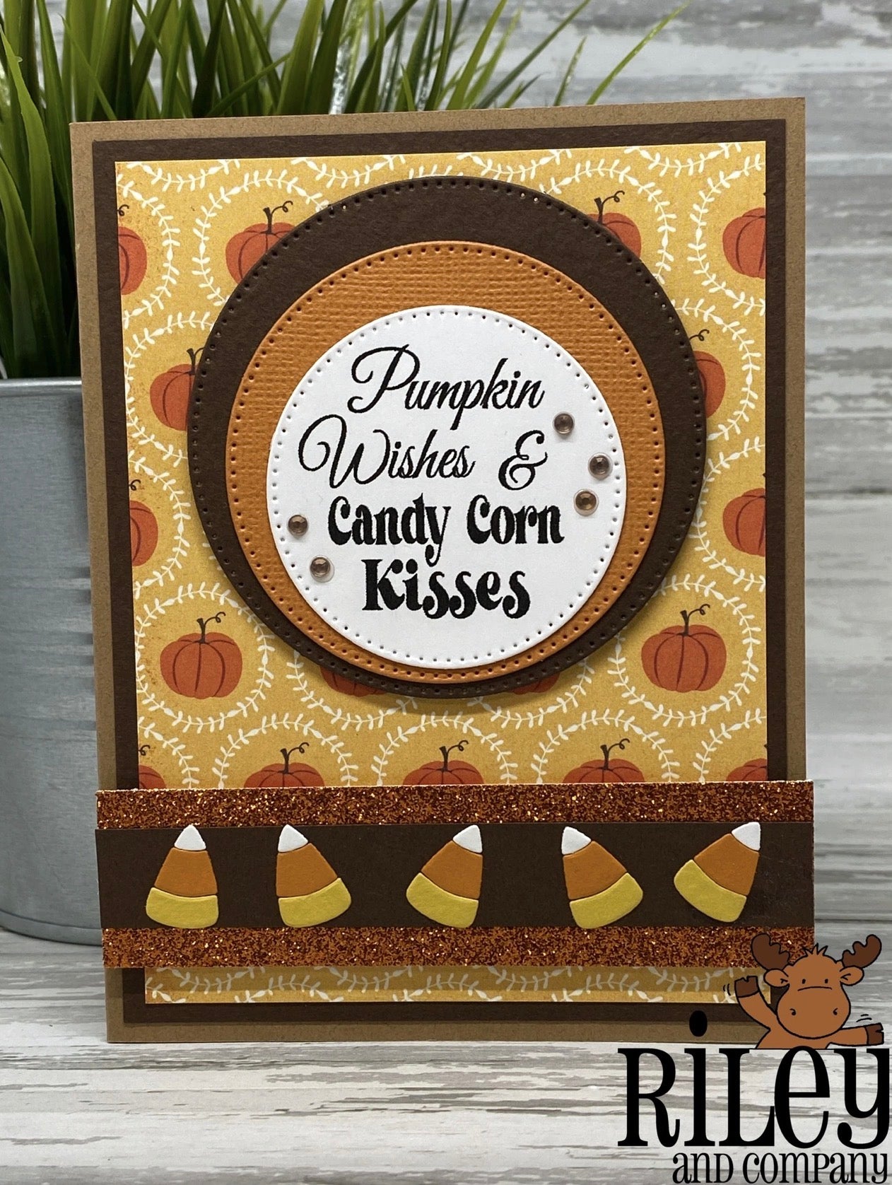 Riley and Co - Clear Stamps - Candy Corn Kisses