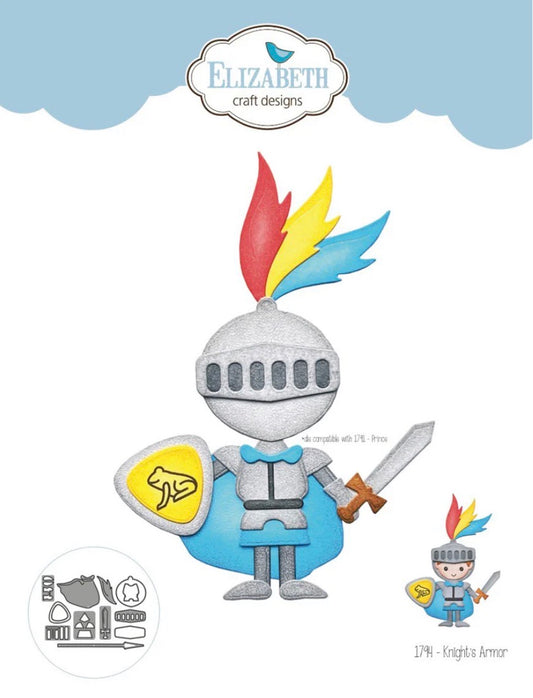 Elizabeth Craft Designs - Steel Cutting Dies - Knight’s Armor
